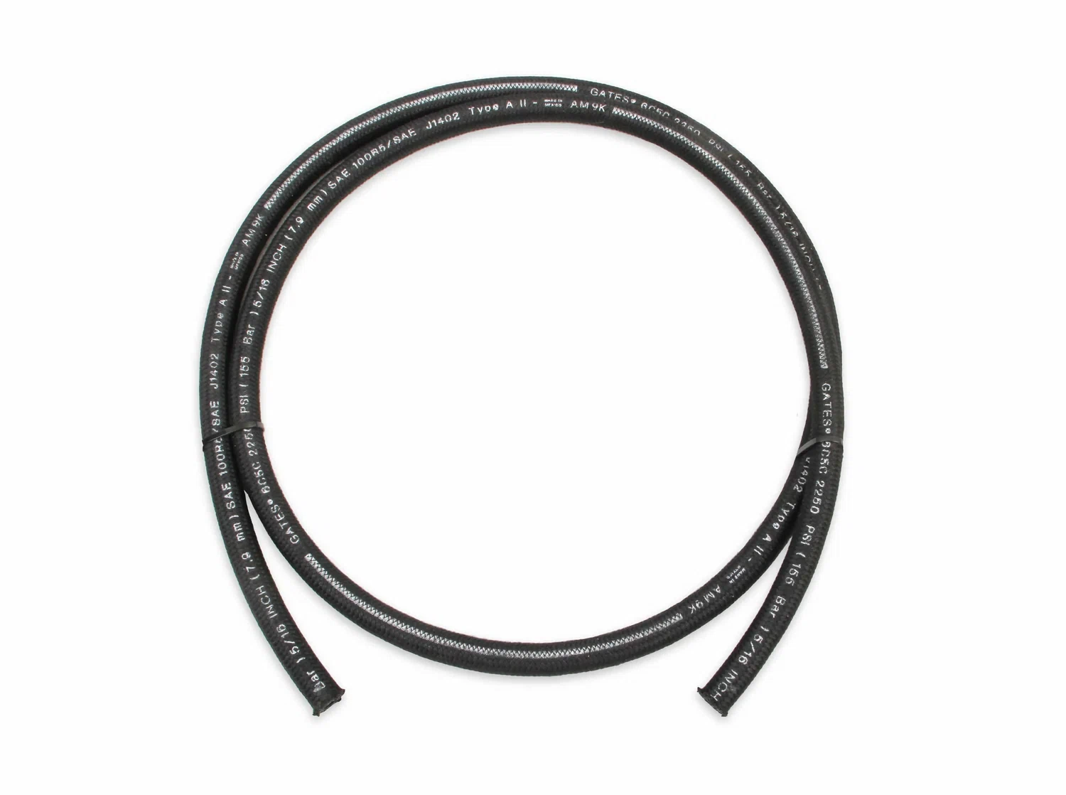 Earls Power Steering Hose - Black - Size -6 - 20 Ft - 152006ERL